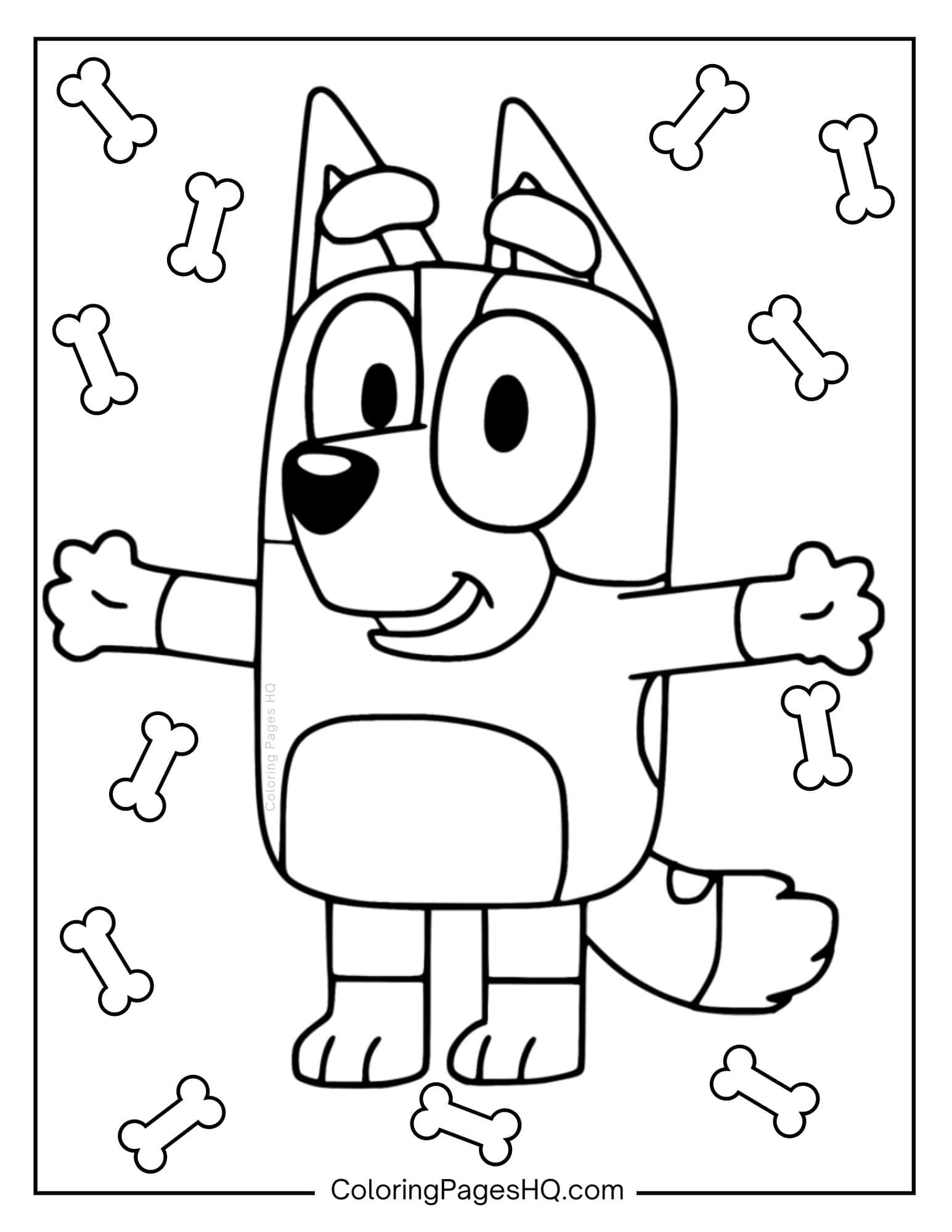 Cute Bluey Coloring Pages Free PDF Printables Coloring Pages HQ Cute Bluey Coloring Pages Free PDF Printables Coloring Pages HQ