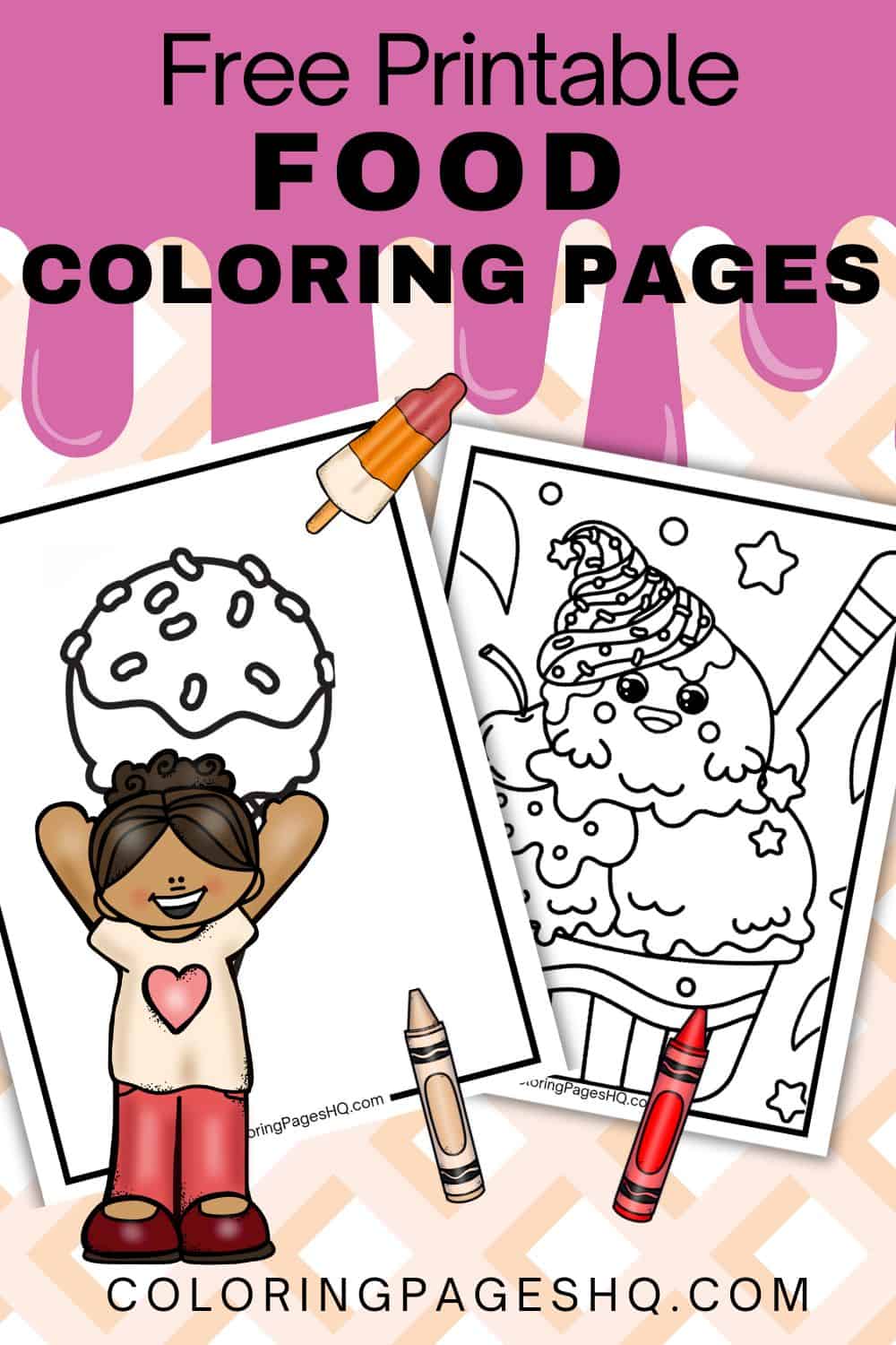 Food Coloring Pages (Free PDF Printables) - Coloring Pages HQ