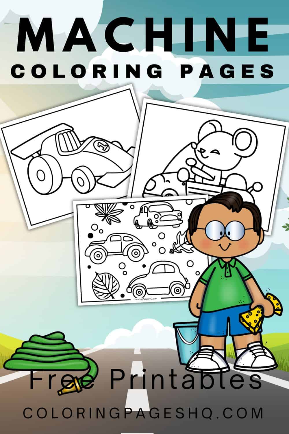 Machine Coloring Pages (Free PDF Printables) - Coloring Pages HQ