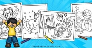 Mythical Creatures Coloring Pages (Free PDF Printables) - Coloring Pages HQ