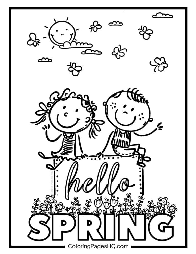 Nature coloring pages free pdf printables coloring pages hq