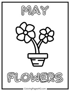 May Coloring Pages (Free PDF Printables) - Coloring Pages HQ
