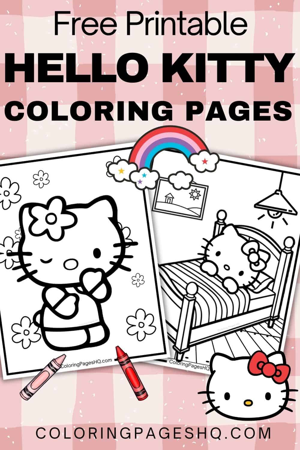 Cute Hello Kitty Coloring Pages Free Pdf Printables Coloring Pages Hq