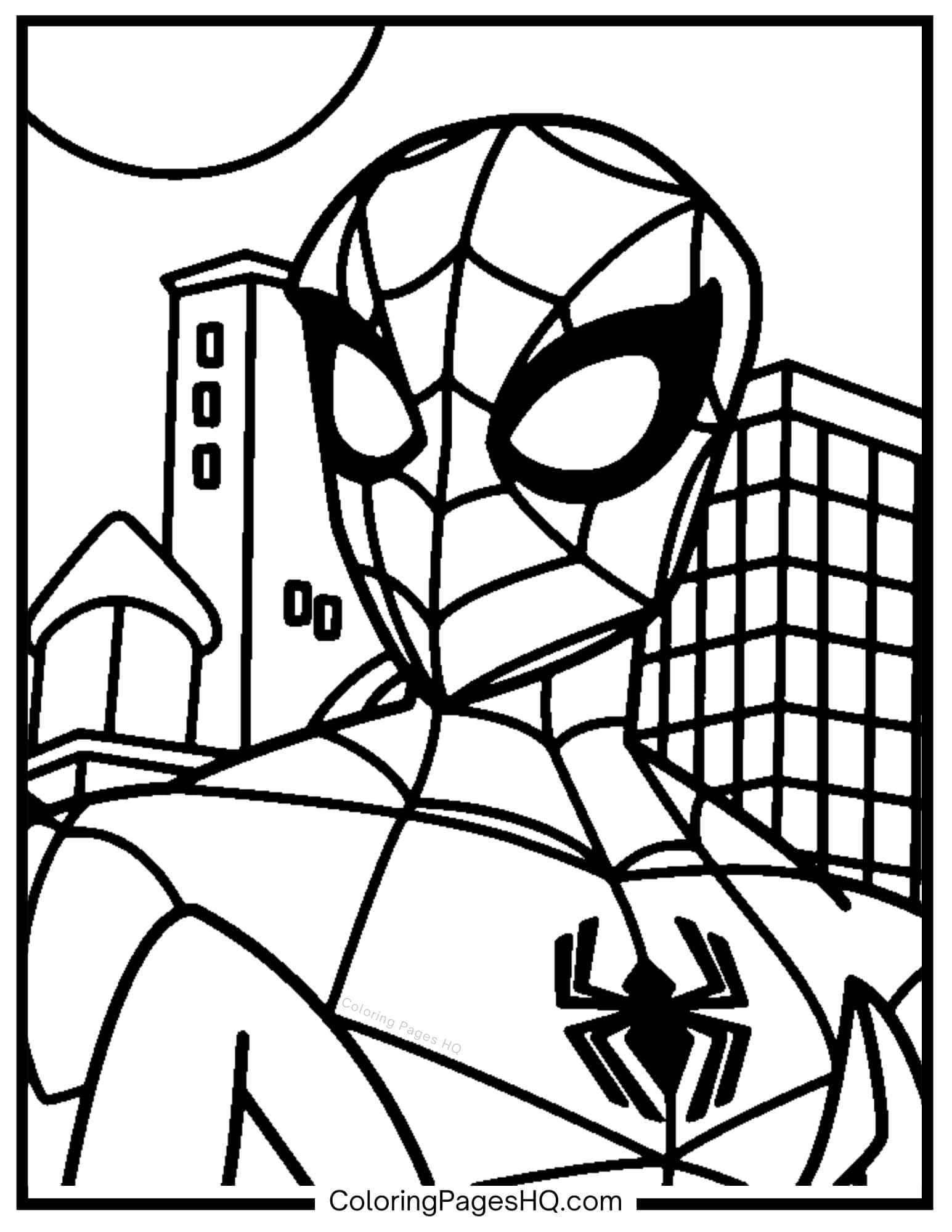 Spider Man Coloring Pages Free PDF Printables Coloring Pages HQ