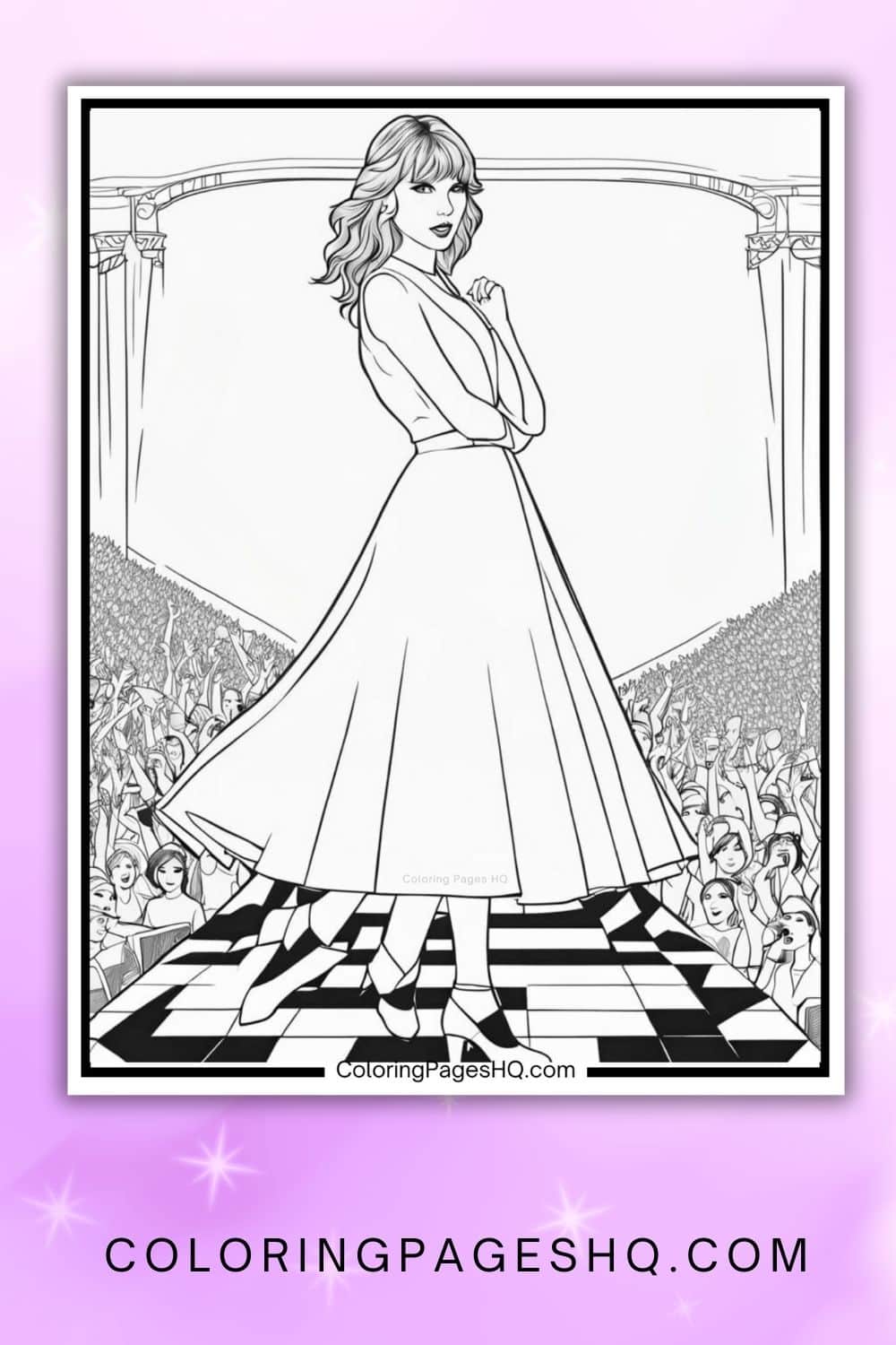 Taylor Swift Coloring Pages (Free PDF Printables) - Coloring Pages HQ