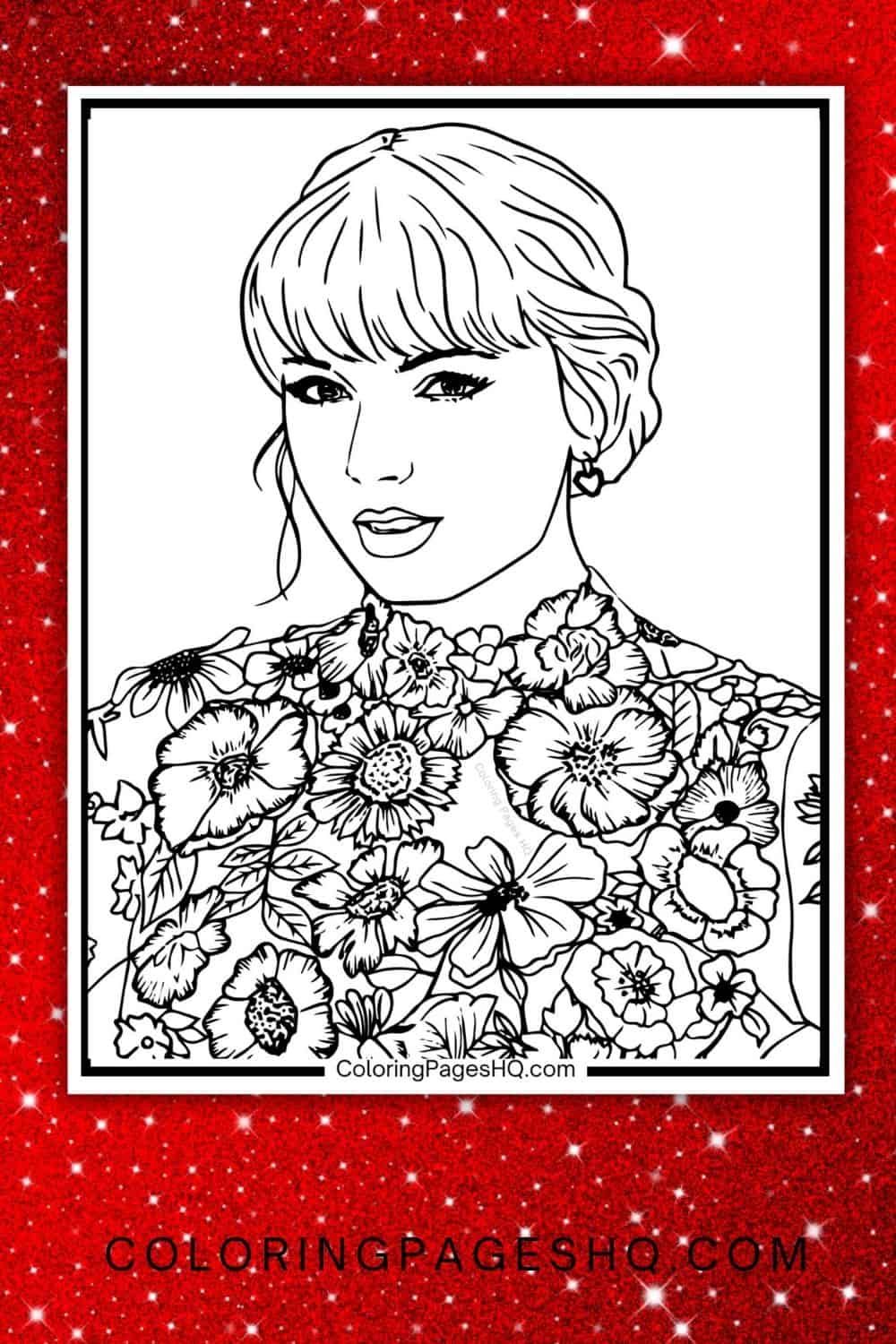 Taylor Swift Coloring Pages (Free PDF Printables) - Coloring Pages HQ