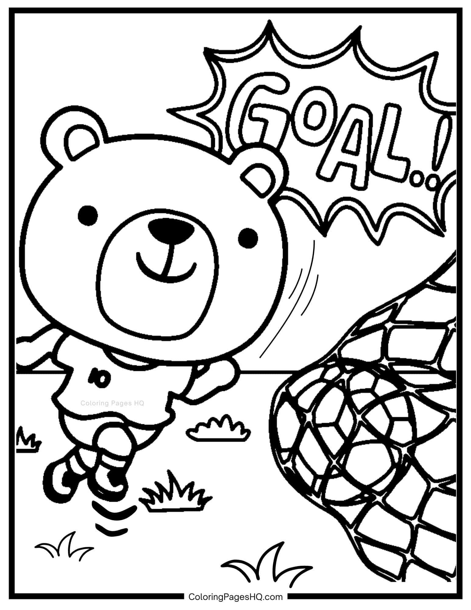 Fun Soccer Coloring Pages (Free PDF Printables) - Coloring Pages HQ