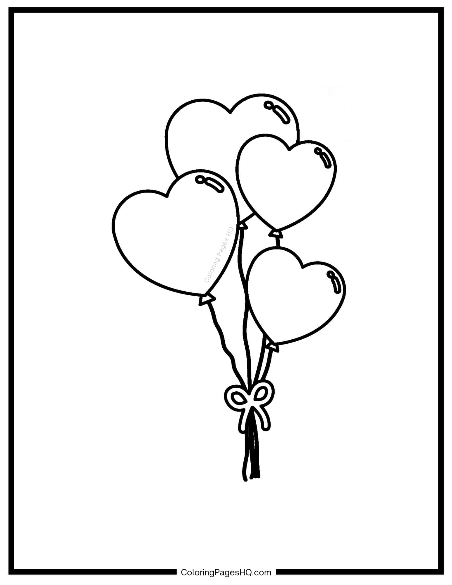 Cute Heart Coloring Pages (Free PDF Printables) - Coloring Pages HQ