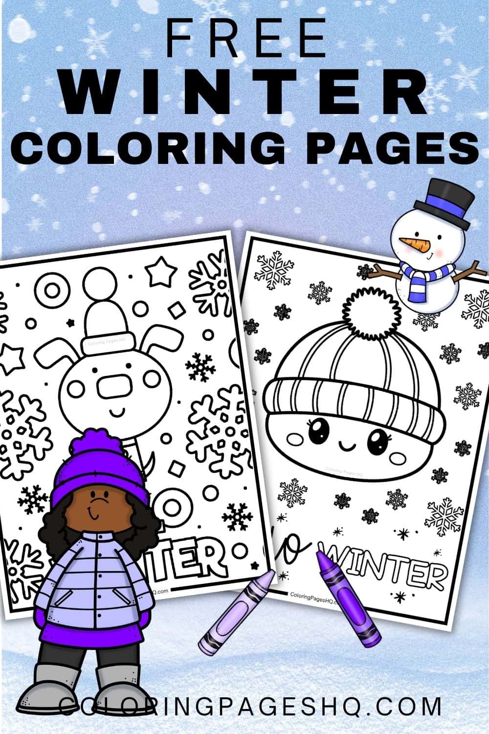 Winter Coloring Pages Free Pdf Printables Coloring Pages Hq