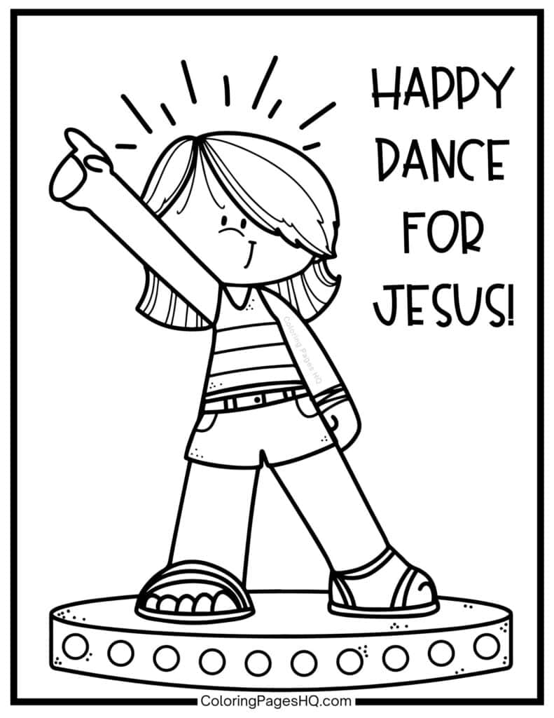 Fun dance for Jesus