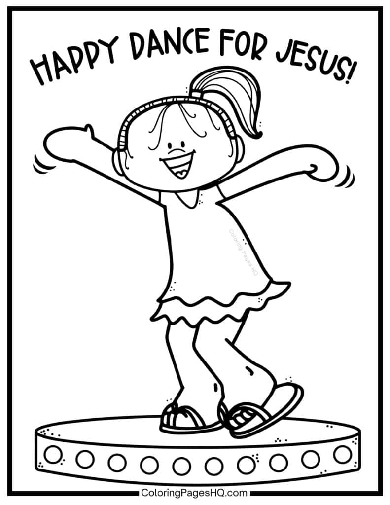Fun happy dance for Jesus