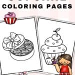 cupcake coloring pages pinterest image