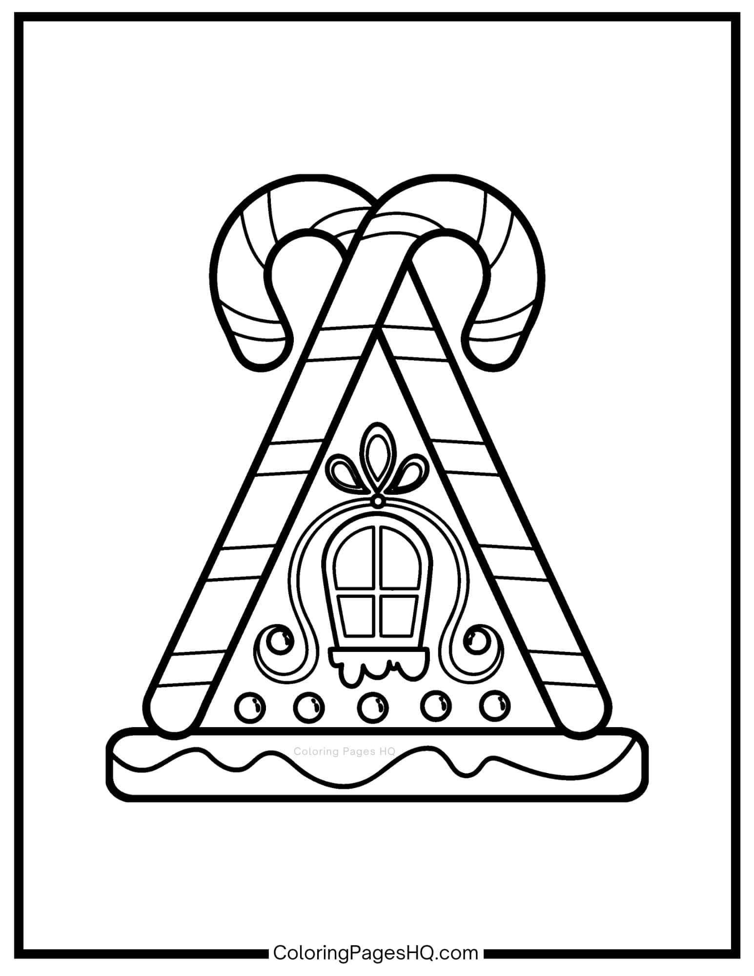 Fun Candy Cane Coloring Pages (Free PDF Printables) - Coloring Pages HQ