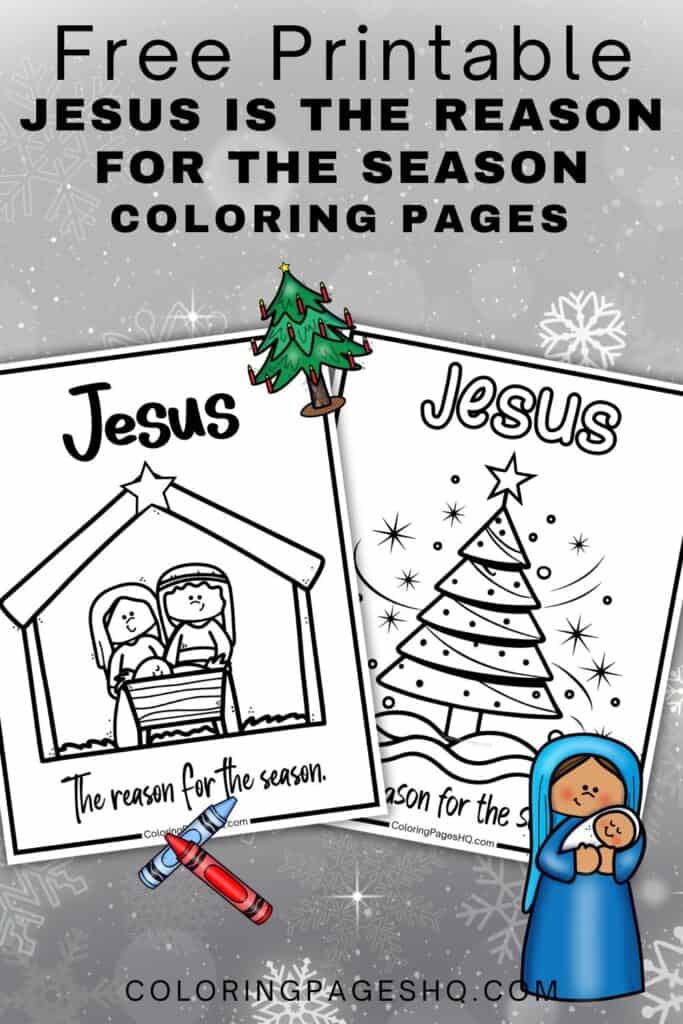 Jesus is the reason pinterest image