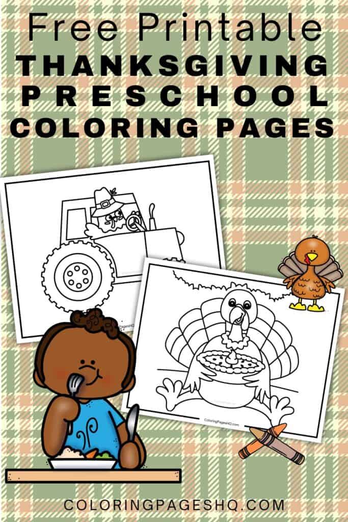 Thanksgiving coloring pages pinterest image 1