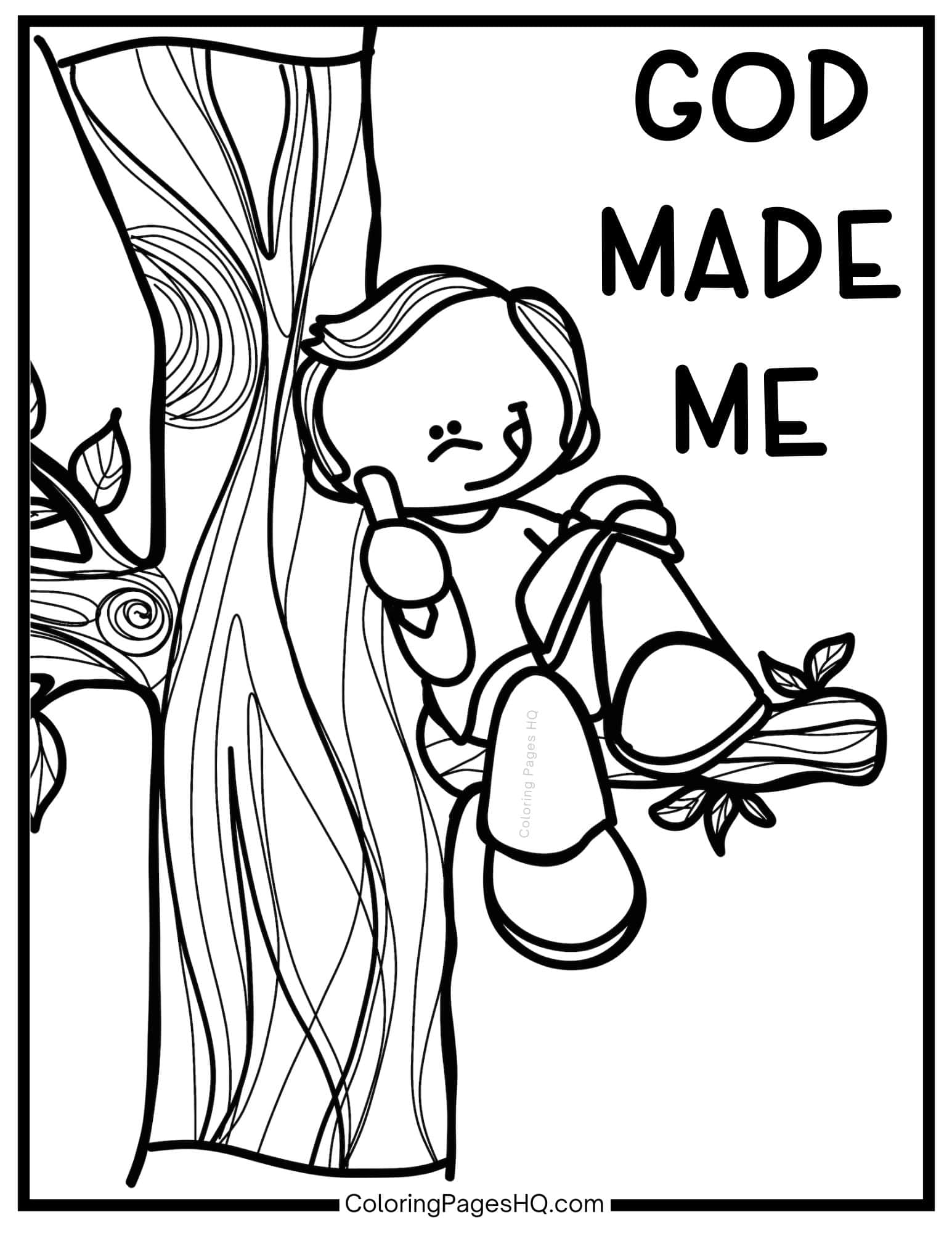 God Made Me Coloring Pages Free PDF Printables Coloring Pages HQ God Made Me Coloring Pages Free PDF Printables Coloring Pages HQ