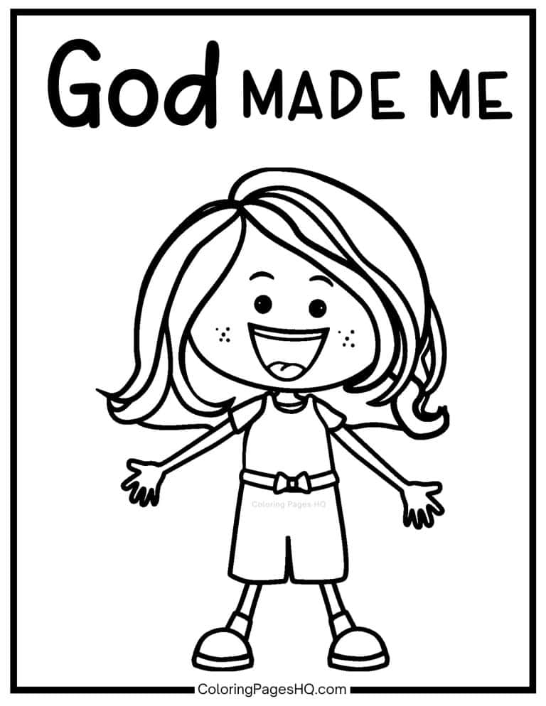 God Made Me Coloring Pages Free PDF Printables Coloring Pages HQ God Made Me Coloring Pages Free PDF Printables Coloring Pages HQ