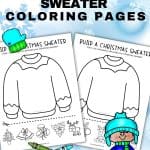 build a sweater coloring pages pinterest image