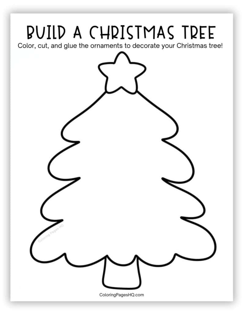 Build a Christmas tree activity tree