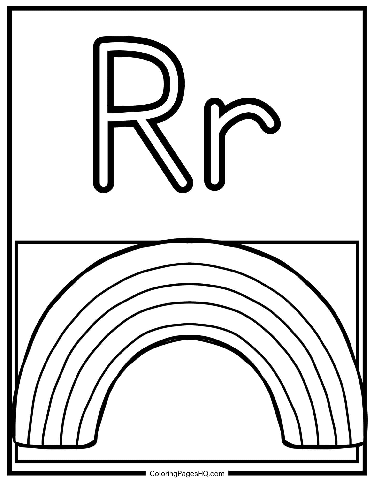 Cute Alphabet Coloring Pages (Free PDF Printables) - Coloring Pages HQ