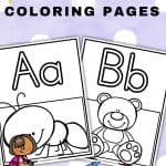 alphabet coloring pages pinterest image