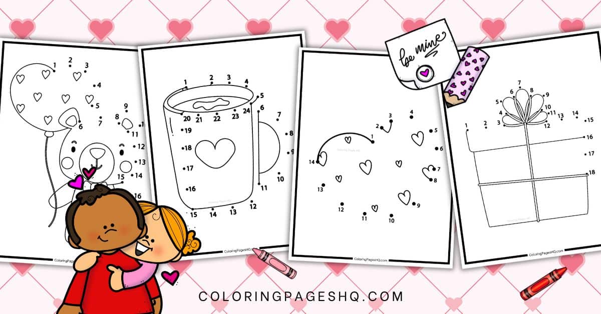 Valentine's Day dot to dot featured image